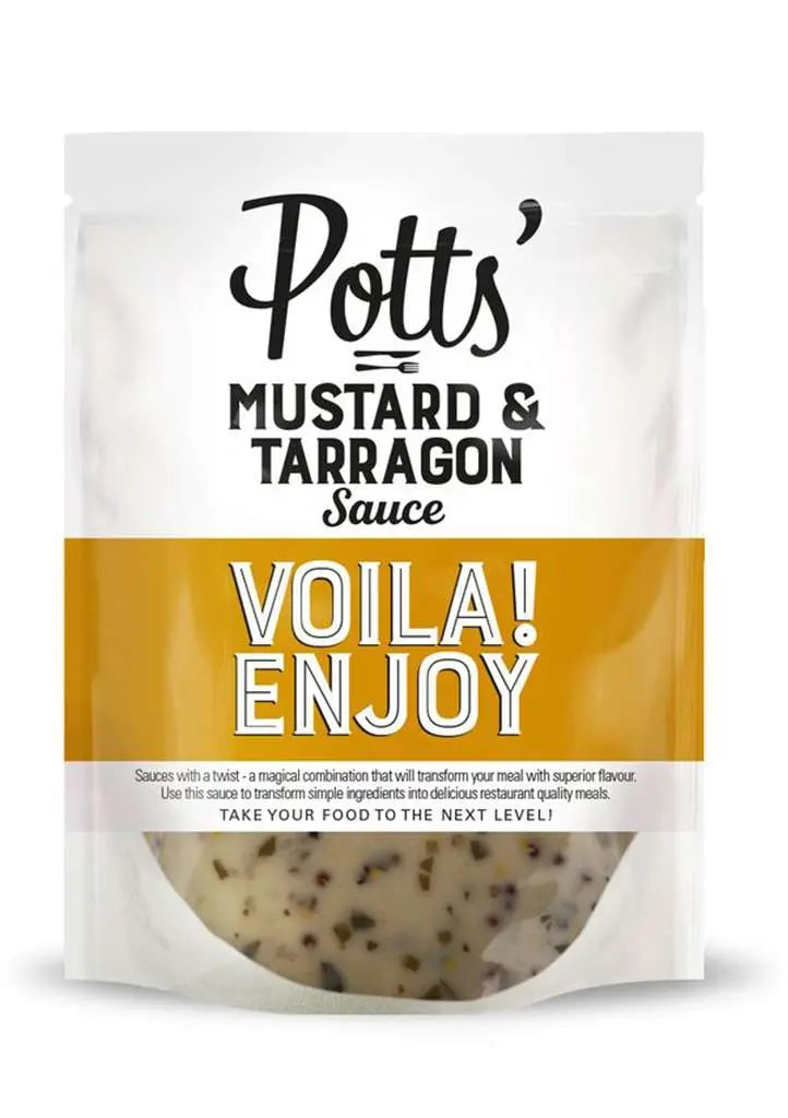 Potts' Mustard & Tarragon Sauce 350g