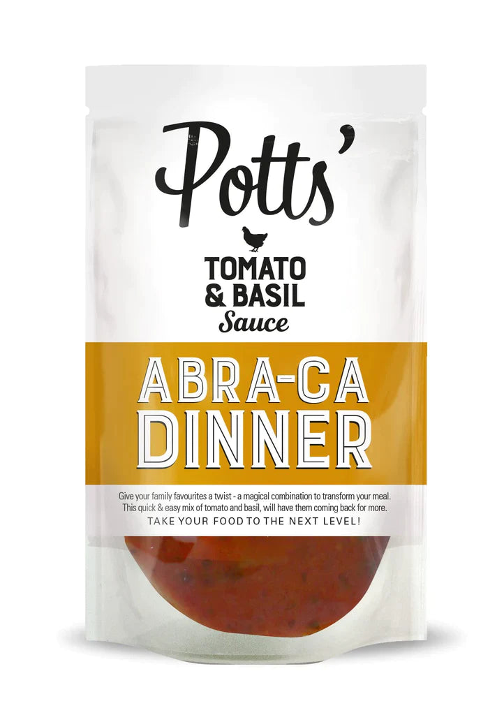 Potts' Sauce For Tomato & Basil 400g